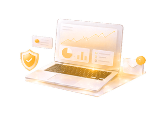 Larch Vaultmere platform displaying a simple crypto trading signup flow